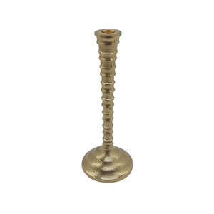 Bougeoir en aluminium Design à la mode or fini utilisation pour la maison et le mariage décoration de table bougeoir fait main - Product Image 4