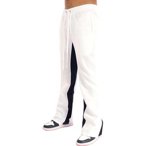 Wholesale <b>Stacked</b> Flare <b>Jogger</b> Customized Logo <b>Stacked</b> <b>Joggers</b> With Pockets Streetwear Men's Pants Trousers Oversized - Product Image 6