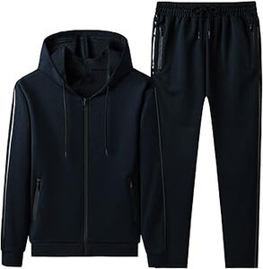 Conjunto Deportivo con Capucha para Hombre, Diseño Nuevo, Personalizable con Logotipo, de Poliéster, para Exteriores, con Patrón Sólido, Ropa Deportiva de Invierno - Product Image 4