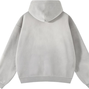 Nueva Sudadera con Capucha Blanca Lavada al Ácido, Estilo Vintage, Talla Grande, Forro Polar Suave, Cremallera Completa, Ropa de Calle, Sudadera para Invierno - Product Image 6