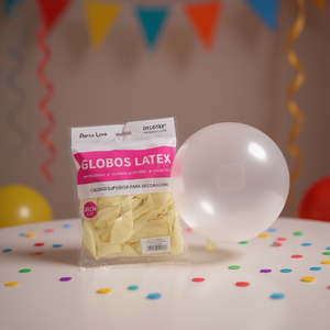 Globos de Látex Transparentes de 30cm R12 para Decoración, Party Love - Product Image 3