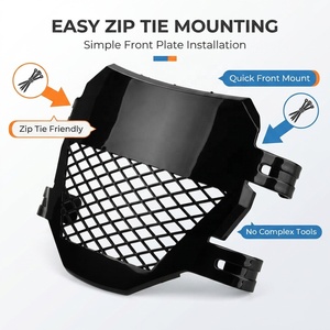 JFG Nuevo Ensamblaje de Plástico Ventilado para Guardabarros Delantero con Soporte de Matrícula para Motocicletas de Cross <span class=keywords><strong>SurRon</strong></span>, Talaria Sting, E Ride Pro, Tuttio, Soleil 01 - Product Image 5
