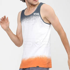 Camiseta sin mangas de algodón y poliéster de alta calidad, ropa de entrenamiento, camiseta sin mangas hecha a medida para hombres, ropa de gimnasio, camiseta sin mangas para hombres - Product Image 4