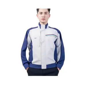 Chất lượng cao bảo vệ Coverall phù hợp với công việc Áo sơ mi chất lượng cao polyester bông vải tùy chỉnh thiết kế logo bảo hộ lao động