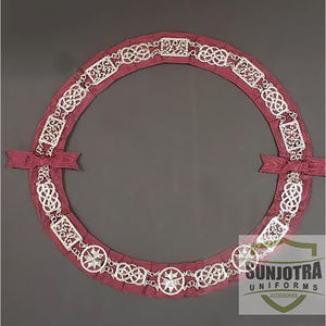 Colliers de chaîne pour stewards Grand Lodge Colliers maçonniques personnalisés de haute qualité Meilleure vente Vente chaude Colliers maçonniques en nylon personnalisés - Product Image 5