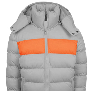 Chaquetas de burbujas de color sólido transpirables personalizadas para hombre/chaquetas de burbujas cortavientos de alta calidad para hombre a la venta - Product Image 2