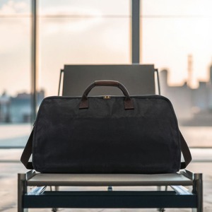 กระเป๋าผ้าแคนวาสแบบพับเก็บได้สำหรับทุกเพศกระเป๋าลำลองและกระเป๋าใส่รองเท้าแบบพกพามีซิปปิด - Product Image 1