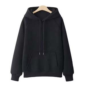 Sweat-shirts à capuche décontractés pour femmes, couleur personnalisée, tissés, automne, 100% polyester, prix bas, fermeture éclair, haute qualité, vente en gros rapide - Product Image 4