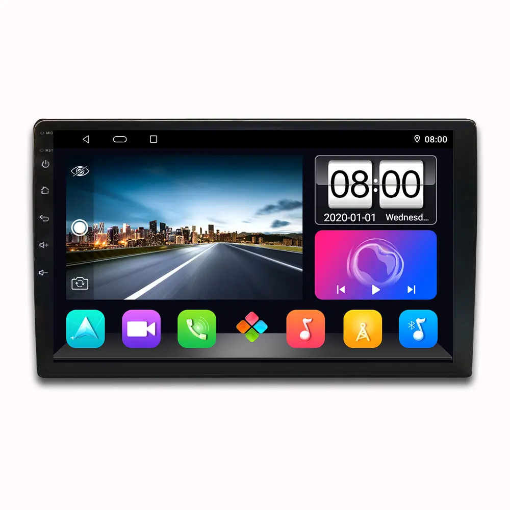 Wemaer OEM Frente e Rear View Dual Cameras Car Android Screen 10 ''Navegação Car DVD Player Com Câmera de Inversão Para Toyota