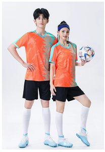 Uniforme de Entrenamiento de Fútbol con Impresión Digital Personalizada, Conjunto de Uniforme de Fútbol Bordado en Poliéster, Ropa de Entrenamiento de Fútbol C5053 - Product Image 6