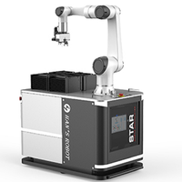 Lengan Robot Kolaboratif Huayan E10 dengan Daya Angkut 10kg dan Cup Hisap Vakum untuk Palletizing