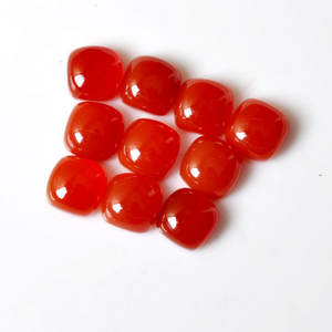 Cornalina suelta genuina, tamaño calibrado, fabricación de joyas preciosas, corte de cabujón, piedras preciosas curativas certificadas para la venta - Product Image 3