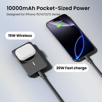 Laxury Powerbanks 10000mAh Banque d'alimentation magnétique 20W PD Charge rapide Powerbank magnétique compacte 10000mah Powerbanks sans fil