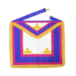 El precio más barato Mejor material Masonic Regalia Delantal de cuero Marca personalizada Provincial Vestido completo Delantal - Product Image 1