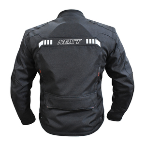 100% nouveau Cardura couleur unie équipement de protection veste pour motos coupe-vent vélo course costumes pour hiver fermeture éclair Cardura vestes - Product Image 2