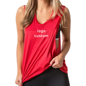 Camiseta sin mangas de gimnasio para mujer OEM al por mayor Fitness Stringer culturismo chaleco transpirable último diseño camiseta de mujer con logotipo personalizado - Product Image 1