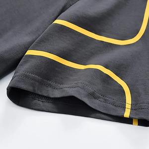 เสื้อยืดสำหรับผู้ชายเสื้อยืด200Gsm ใส่สบายเสื้อยืดโอเวอร์ไซส์ DTG เปิดไหล่ออกได้180ถึง200แกรม - Product Image 5