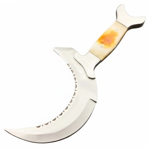 Couteau à lame incurvée fait à la main pour usages multiples - Product Image 2