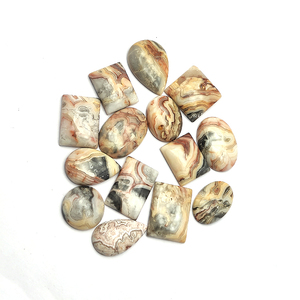 7 Uds Dumortierita Natural cuarzo 10-20mm cojín de pera ovalada cabujón 49,96 GMS lote Iroc ventas tamaño libre mezcla forma piedra preciosa suelta - Product Image 4