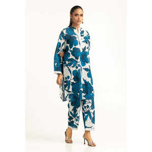 Ensemble coordonné en coton à rayures verticales imprimées, tenue décontractée 2 pièces pour le printemps/été, taille XS - IPST-44466 - Product Image 6