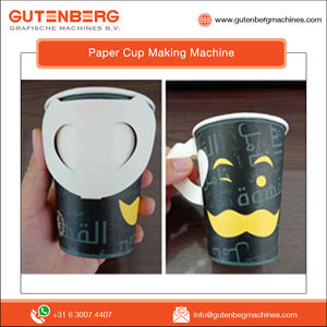Máquina formadora de vasos de papel con mango, máquina de diseño de mariposa de papel recubierto de PE, calidad automática, 24000 Uds.-28800 Uds. - Product Image 4