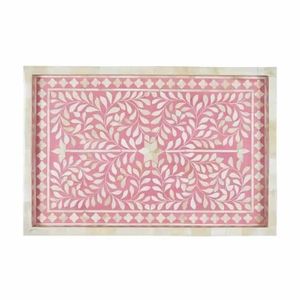 Haute qualité Vintage Style os incrustation plateau de service décoration ustensiles de cuisine plateau de vaisselle plateau sur mesure os incrustation ustensiles de cuisine - Product Image 3