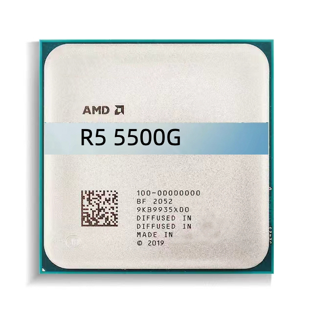 AMD for 5 5500 R5 Core Processor 12-Thread 3.6 GHz 7NM 65W 32MB L3 Cache 64-bit Virtualization Socket AM4 Desktop Computer