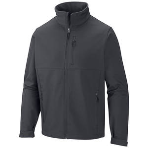 Vestes Softshell Personnalisées en Gros pour Hommes Imperméables Coupe-Vent Col Montant Devant Randonnée en Plein Air Tissu Tendance Fournisseur OEM - Product Image 4