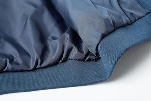 Hot Selling Custom Made Stand Front <b>Canvas</b> Thin Streetwear Bomber <b>Jacket</b> Zip-Up Outdoor Casual Unisex Breathable Eco-Friendly - Product Image 4