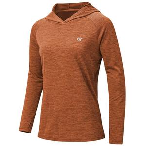 Chemises à capuche à manches longues pour femmes Protection solaire légère Pull respirant à séchage rapide pour le sport - Product Image 4