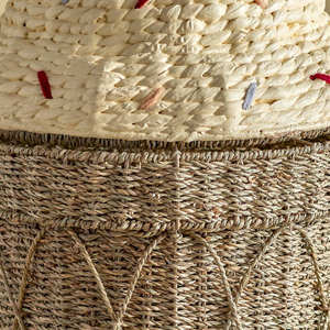 Cestas Tejidas a Mano para Bebés, Diseño de Helado de Gofre, Cestas Tejidas Dulces - Product Image 2