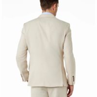 Jas Tuxedo Pria 3 Potong Gaya Italia Mewah, Slim Fit, Bahan Wol, Kancing Ganda, Ritsleting, Model Full Half Canvas