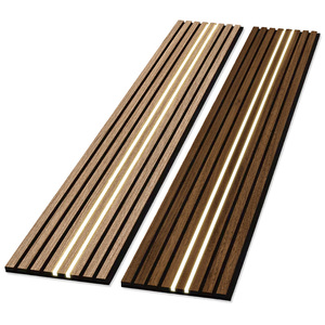 Pannelli Acustici in Fibra di Poliestere 3D con Striscia LED Verde e Nera, Insonorizzanti per Soggiorno e Camera da Letto - Product Image 2