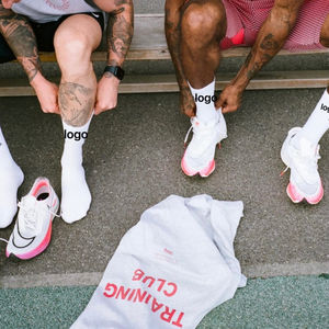 جوارب جري عالية الجودة ماركة مخصصة احترافية بفتحات تهوية فائقة جوارب مخصصة لركوب الدراجات نادي النساء والرجال - Product Image 5