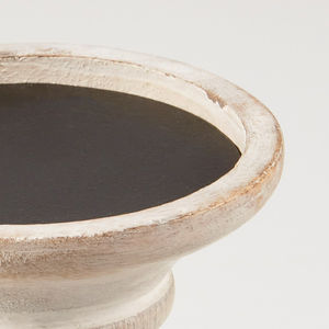 Juego de portavelas de madera encalada de madera de alta calidad, soporte de Pilar rústico Vintage, decoración del hogar, centro de mesa, regalo de boda - Product Image 3