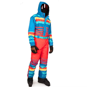 Combinaison de ski une pièce unisexe pour homme et femme, imperméable, coupe-vent, respirante, combinaison de snowboard, sports d'hiver en plein air, combinaison de neige - Product Image 2