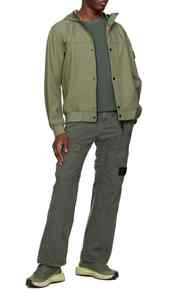 Veste unisexe nouvelle mode printemps à capuche imperméable coupe-vent Logo personnalisé Buggati Cargo inspiré motif camouflage extérieur - Product Image 6