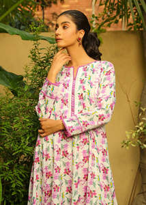 Mode femmes costume pakistanais chemise de pelouse imprimée, Dupatta avec pantalon robes de pelouse costumes de pelouse designers de pelouse pakistanais - Product Image 5