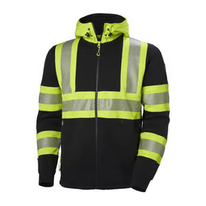 Veste de sécurité haute visibilité sur mesure de haute qualité avec vêtements de travail de construction réfléchissants avec impression de logo personnalisé pour les travailleurs - Product Image 5