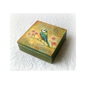 Modern Style Fashion Jewellery Gift For Necklace <b>Box</b> With Meena Cattle Printing Handcrafted With Excellent Quality Square Shape - Product Image 6