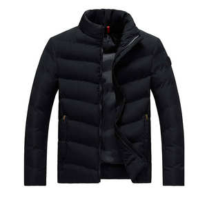 Chaqueta acolchada 2025 personalizada para hombre, chaqueta acolchada de invierno informal con soporte, diseño de burbujas de lona de alta calidad, ropa térmica transpirable - Product Image 1