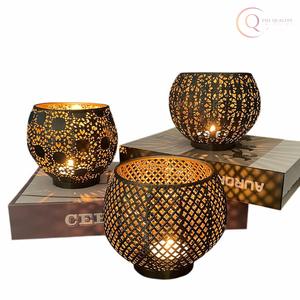 เชิงเทียนโลหะทำมือสำหรับใช้ในเดือนรอมฎอน |   ของตกแต่งภายในและภายนอกอาคาร กันน้ำและทนทาน เพิ่มความสวยงามอย่างมีศิลปะ - Product Image 2