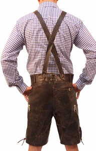Lederhose pour hommes, vêtements bavarois, Trachten, Lederhose de haute qualité, cuir véritable, pour une nouvelle saison d'Oktoberfest - Product Image 6