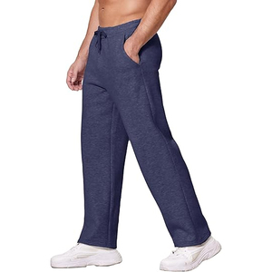 Tendance 2025 léger 100% coton Baggy Joggers pantalons de survêtement surdimensionnés Logo personnalisé Streetwear pantalon hommes femmes Gym Fitness - Product Image 1