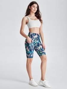 Pantalones cortos de yoga al por mayor logotipo personalizado sin costuras mujeres gimnasio ropa deportiva ropa de fitness pantalones cortos de yoga fabricante - Product Image 5