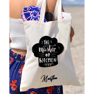 Sacs en coton Master of Kitchen Design - Sacs fourre-tout de boulangerie haut de gamme - Product Image 3