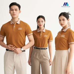 Logo personnalisé hommes et femmes Polo séchage rapide respirant coton polyester coupe régulière polos pour le travail uniforme du personnel - Product Image 5
