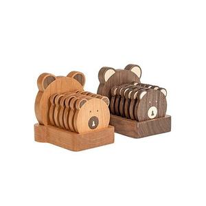 Posavasos de té de madera de mango de Acacia hecho a mano con diseño personalizado, venta al por mayor, nuevo estilo, decoración de vajilla, juego de posavasos de té de madera 2025 - Product Image 1