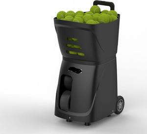 Machine à balles de tennis professionnelle de qualité supérieure PT Smart, portable, vitesse réglable, balles tournantes. - Product Image 1
