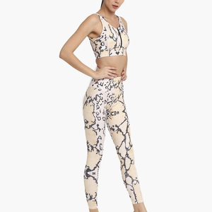 Nueva llegada estilo de moda ropa deportiva mujeres Yoga conjunto gran oferta Material duradero mujeres Yoga conjunto para la venta - Product Image 6